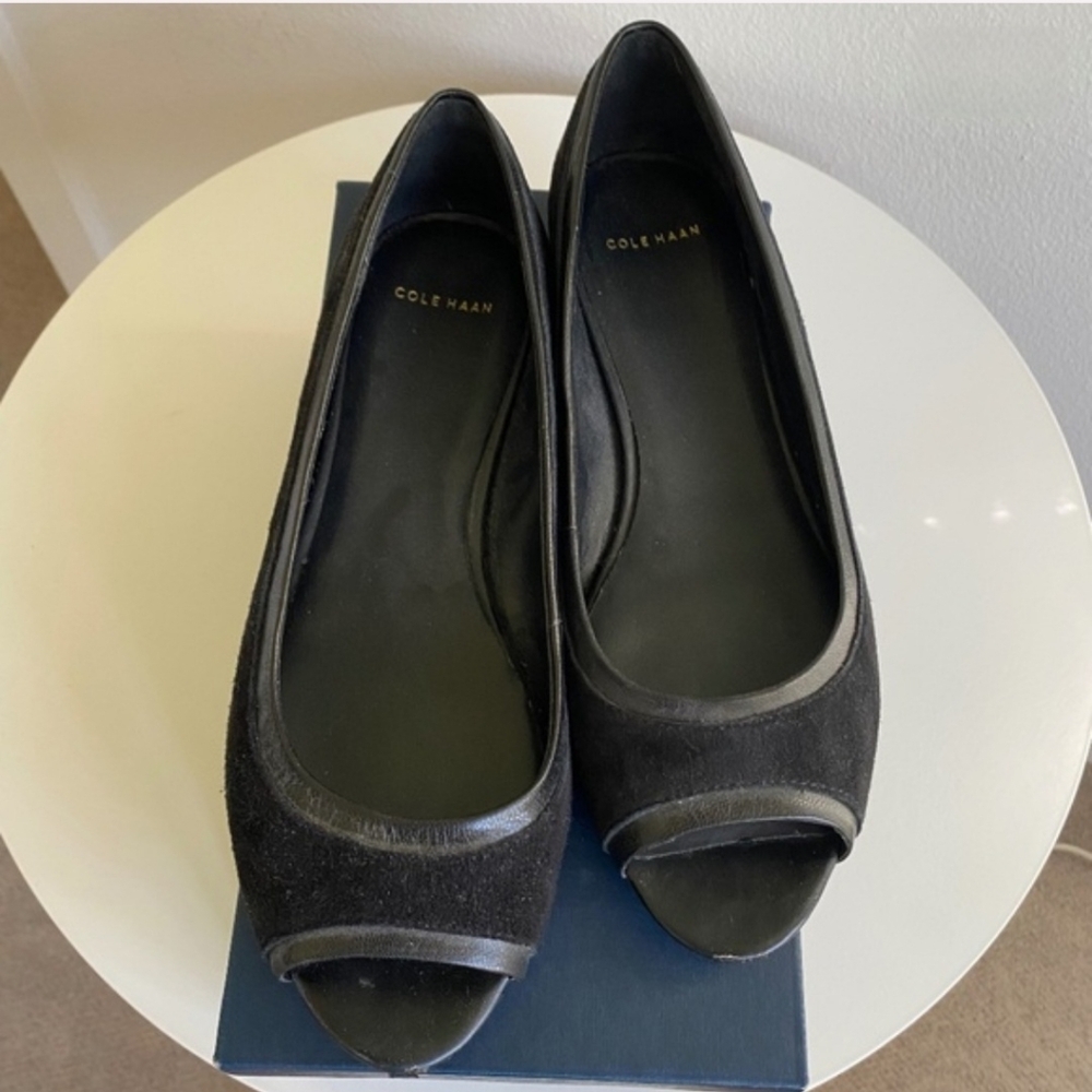 Cole Haan - Elsie Open Toe Ballet Flats